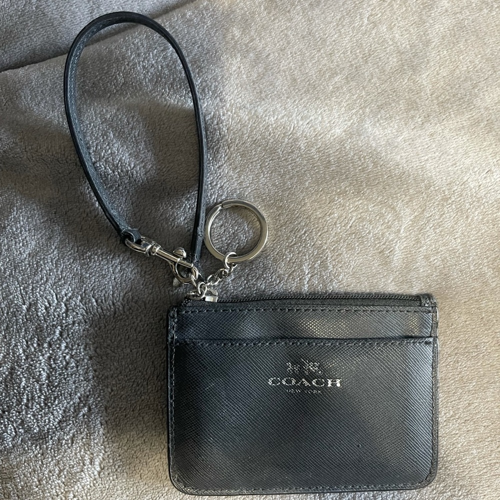 Coach wristlet loose chain and cards slot wallet